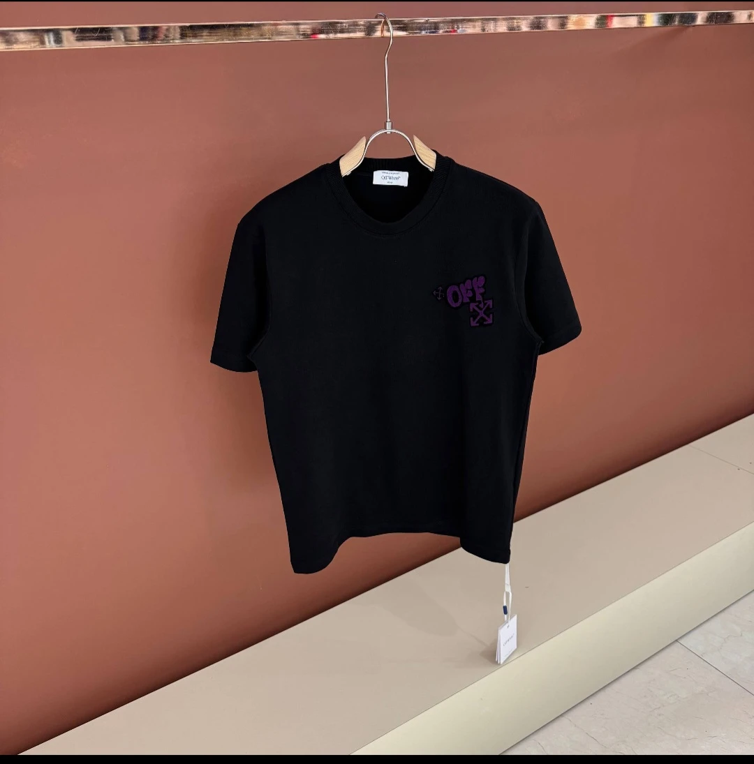 Off-White Black Teddy Bear Graphic T-Shirt - photo 2
