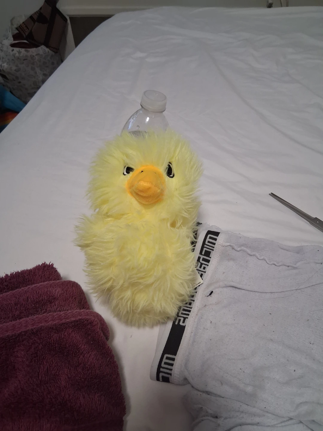 Yellow Fluffy Chick Plush Toy