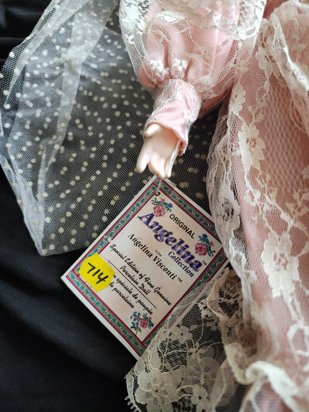 Original Angelina Visconti Collection Porcelain Doll - photo 2