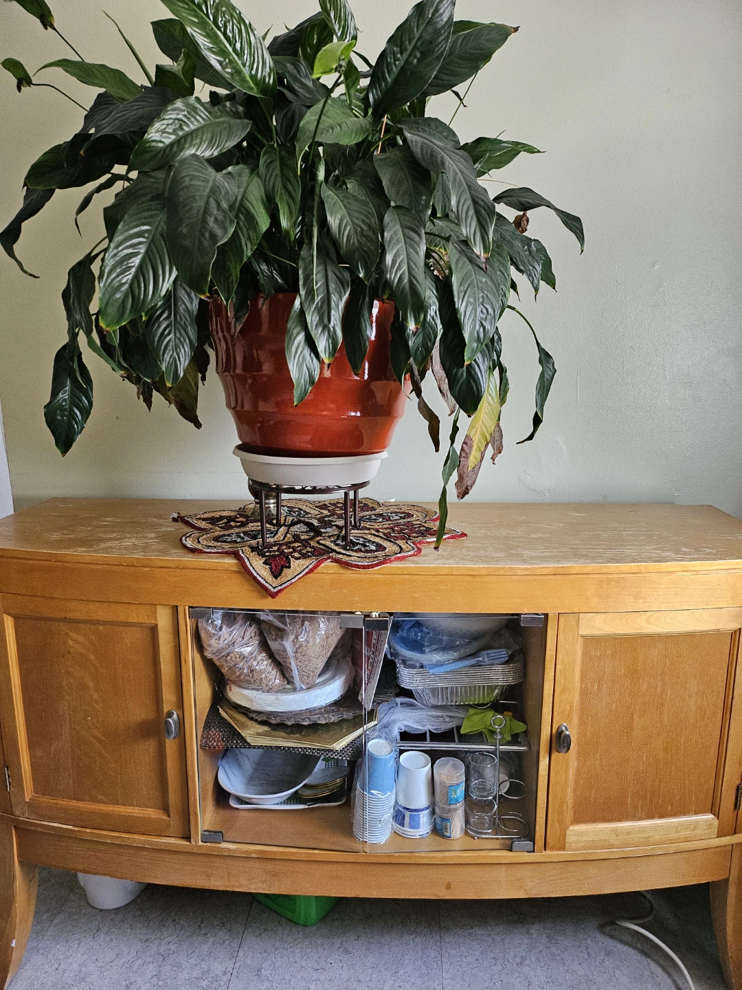 Vintage Wooden Sideboard Cabinet - photo 3