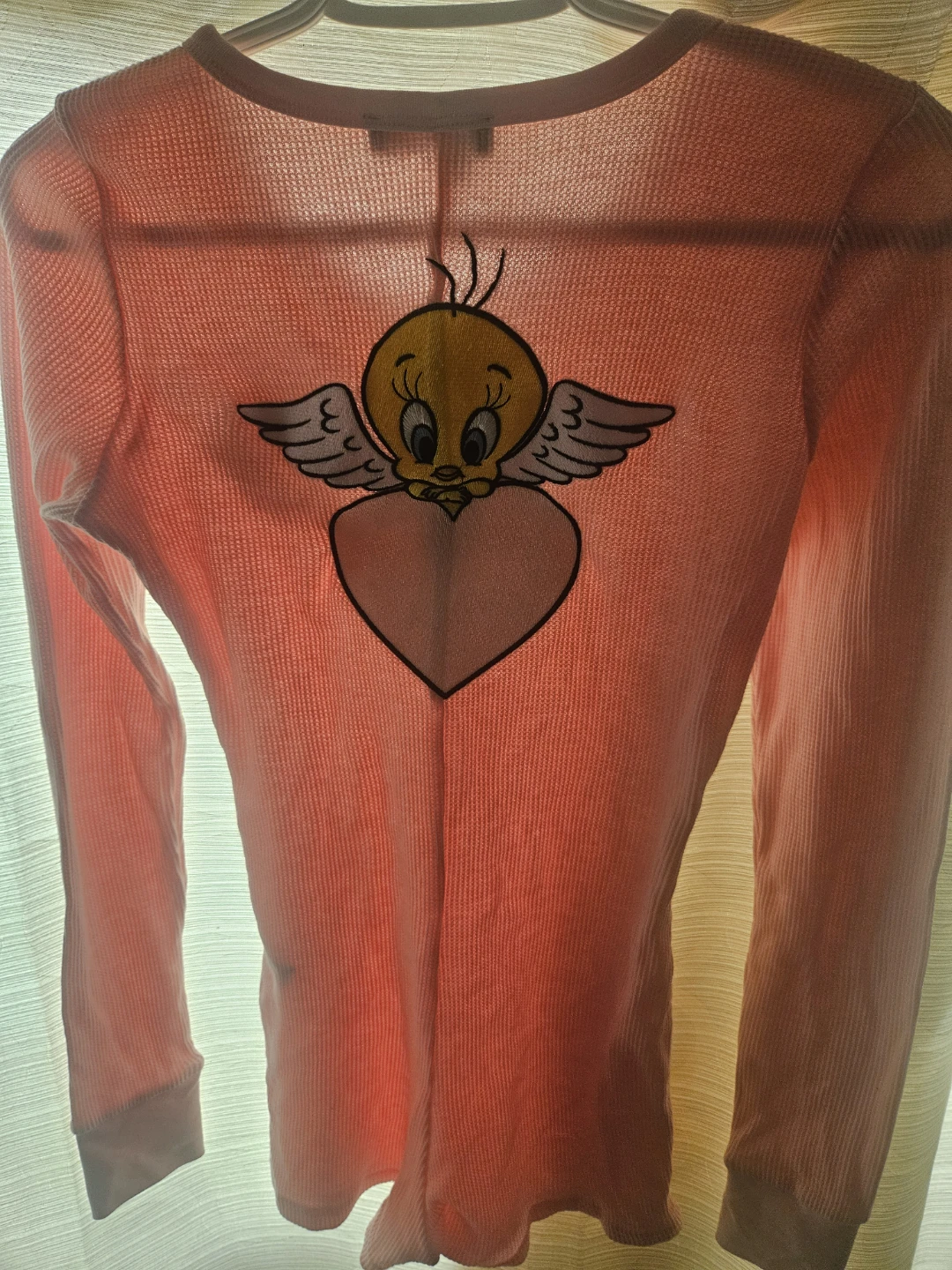 Looney Tunes Tweety Bird Thermal Long Sleeve Onesie - photo 2