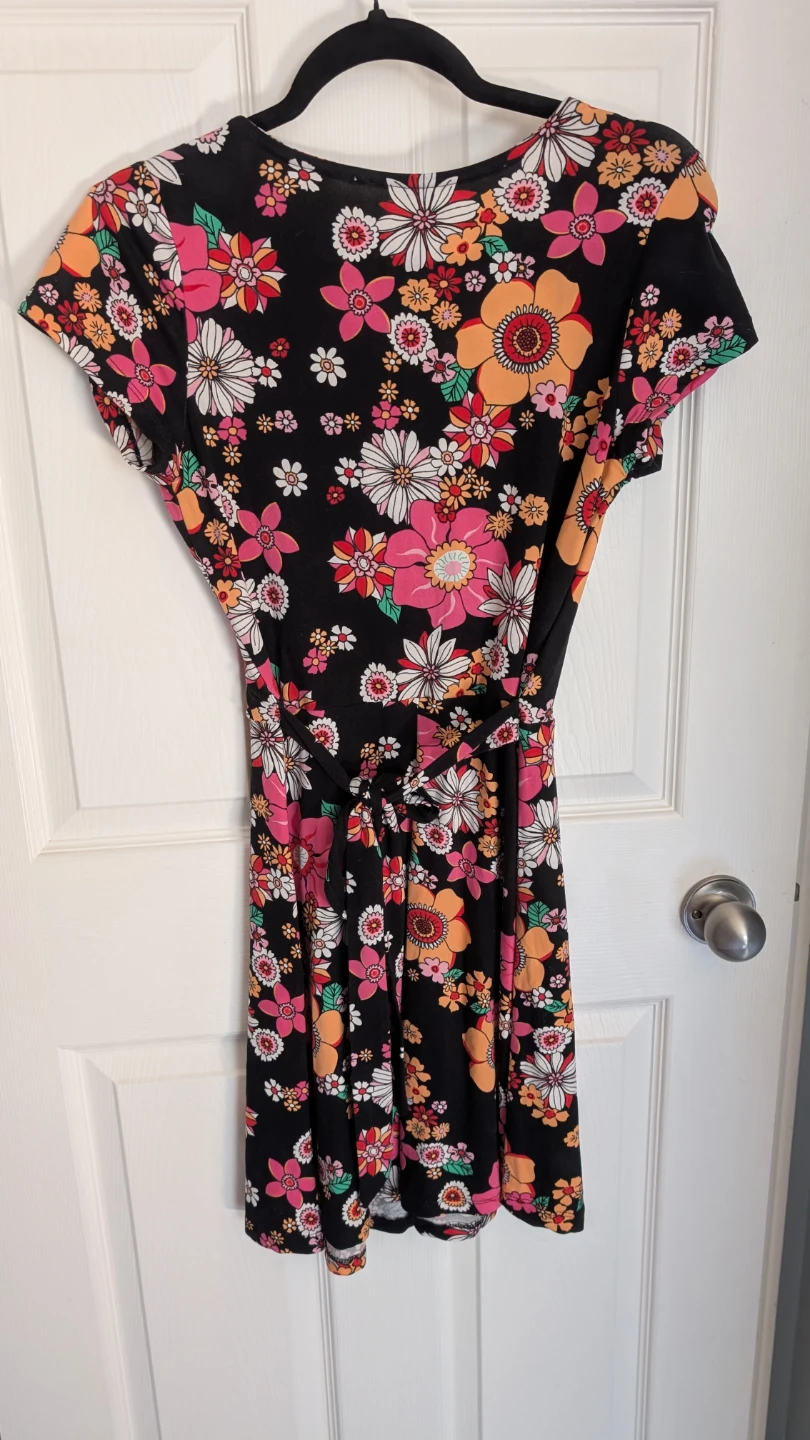 Floral Wrap Dress