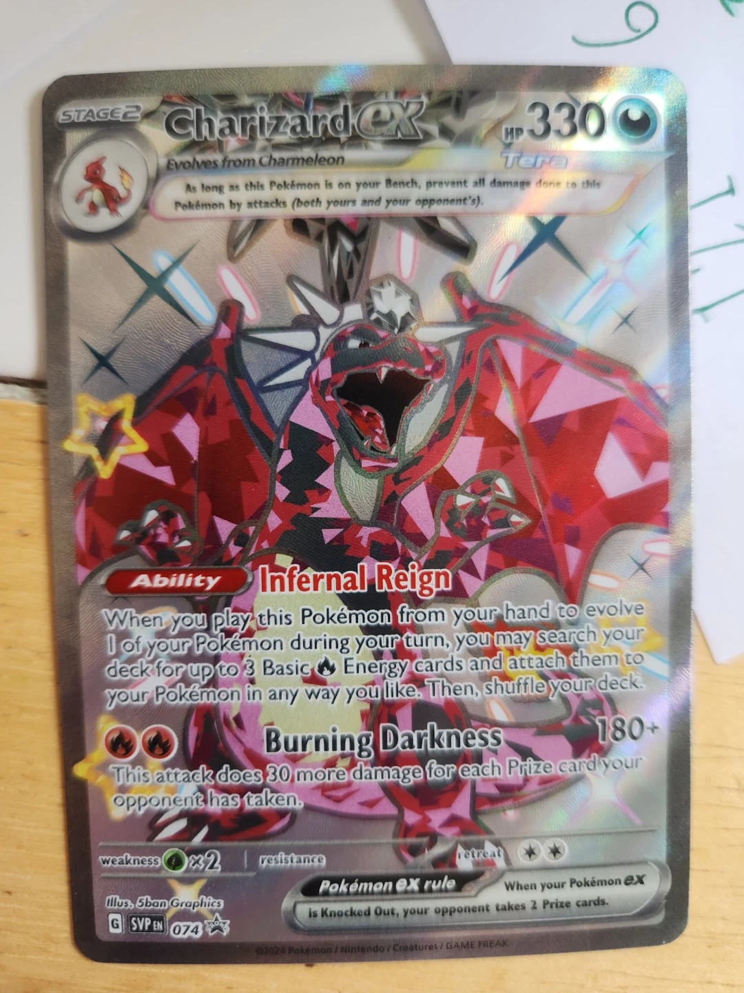 Shiny Charizard EX Promo 074