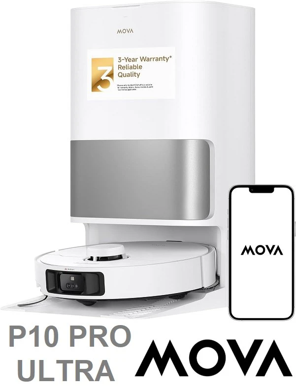 MOVA P10 Pro Ultra Robot Vacuum with Auto-Empty Station