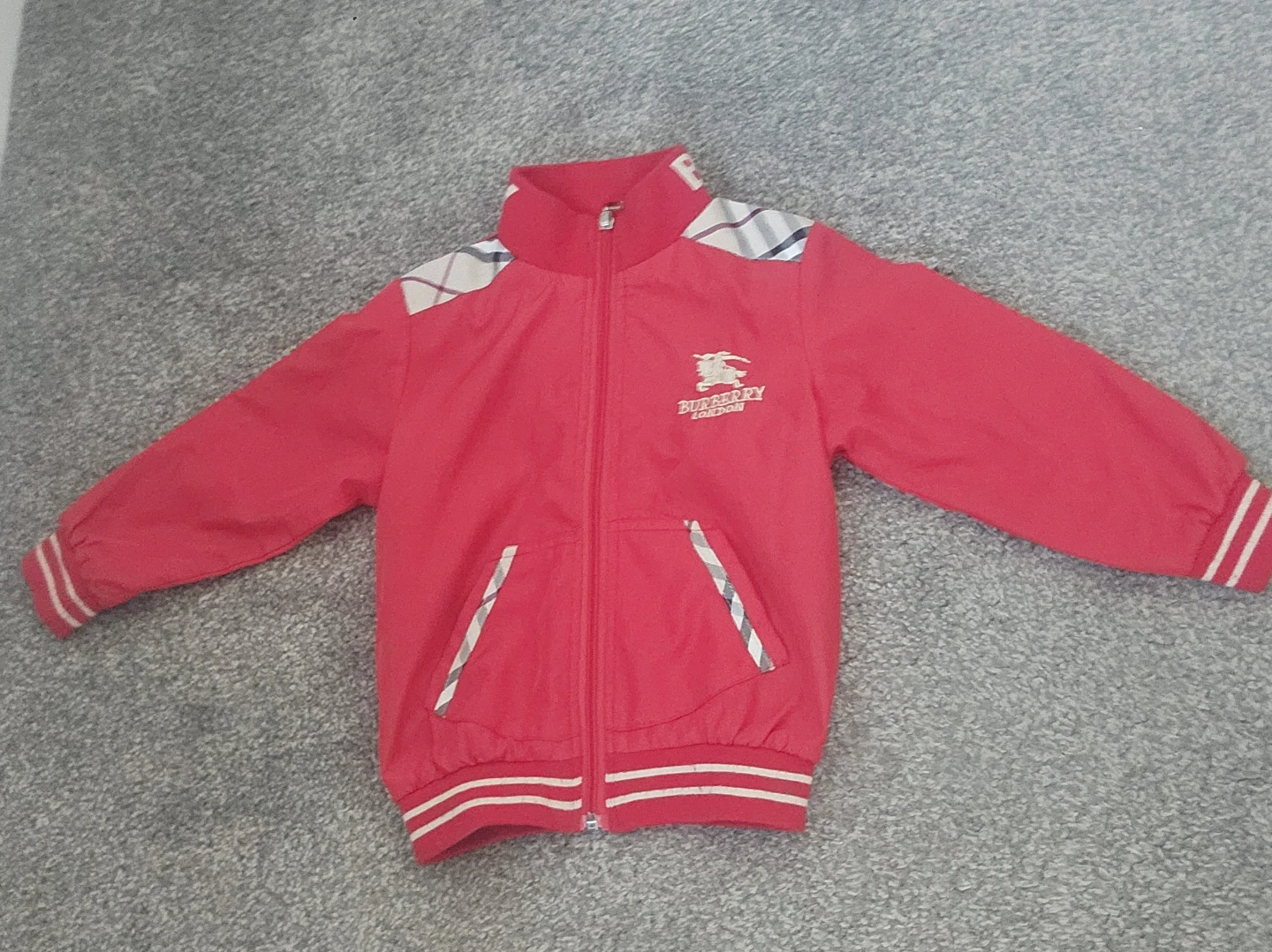Burberry London Kids Red Track Jacket - photo 2