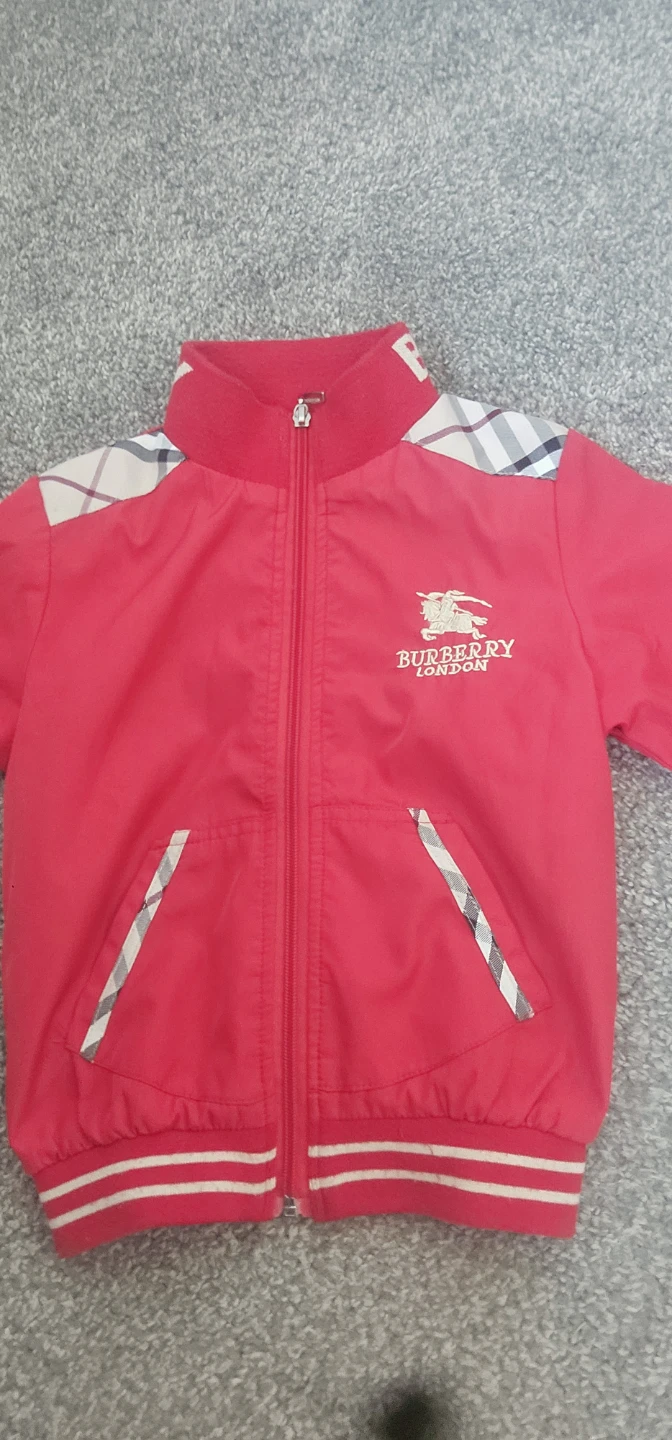 Burberry London Kids Red Track Jacket - photo 3