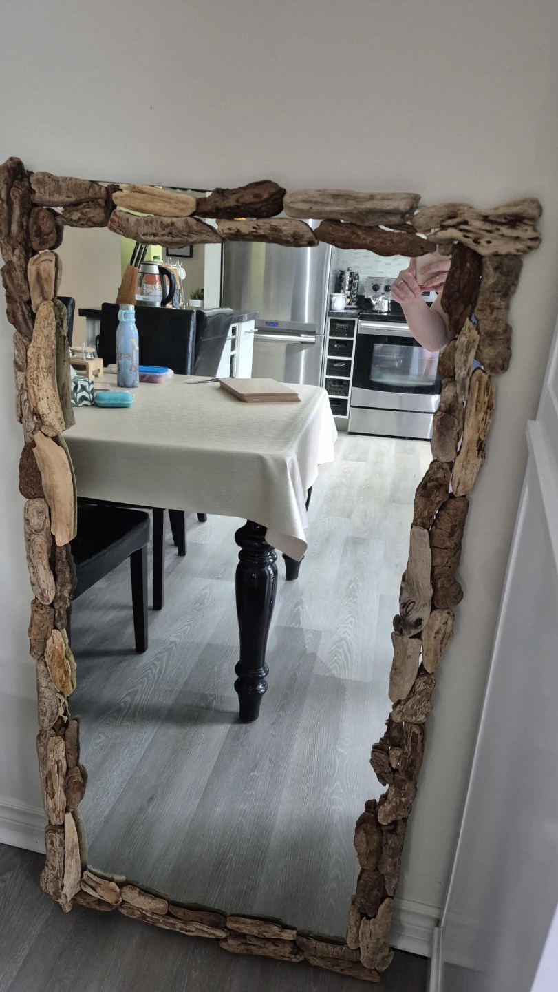 Handmade Driftwood Mirror