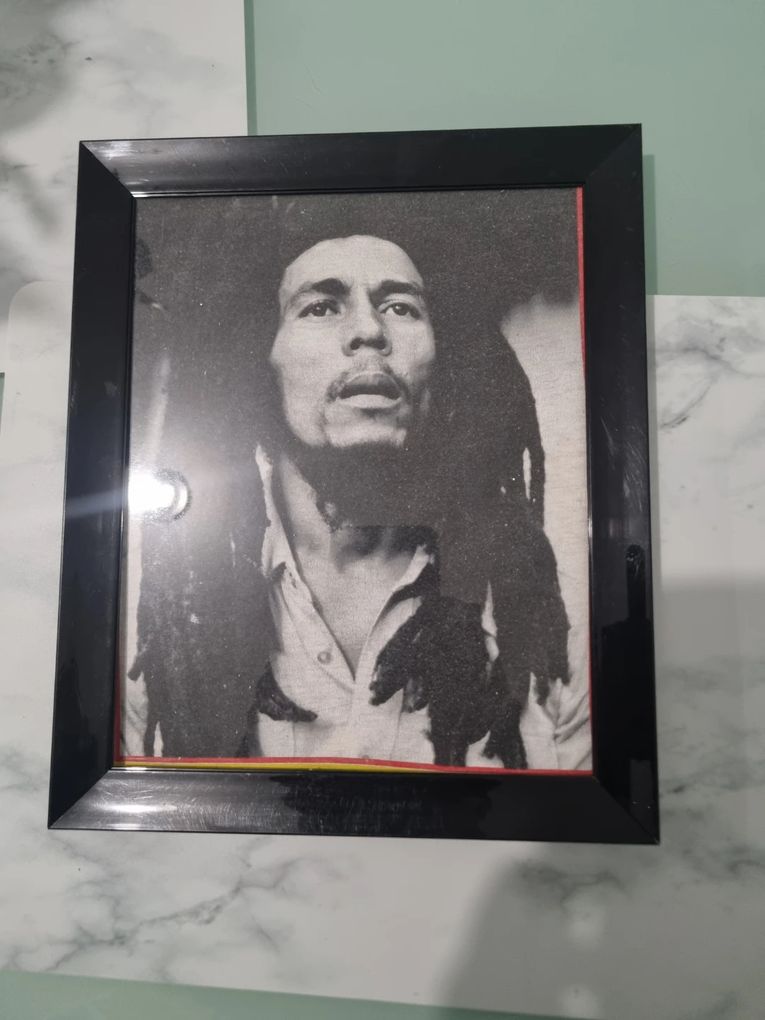 Framed Bob Marley Portrait