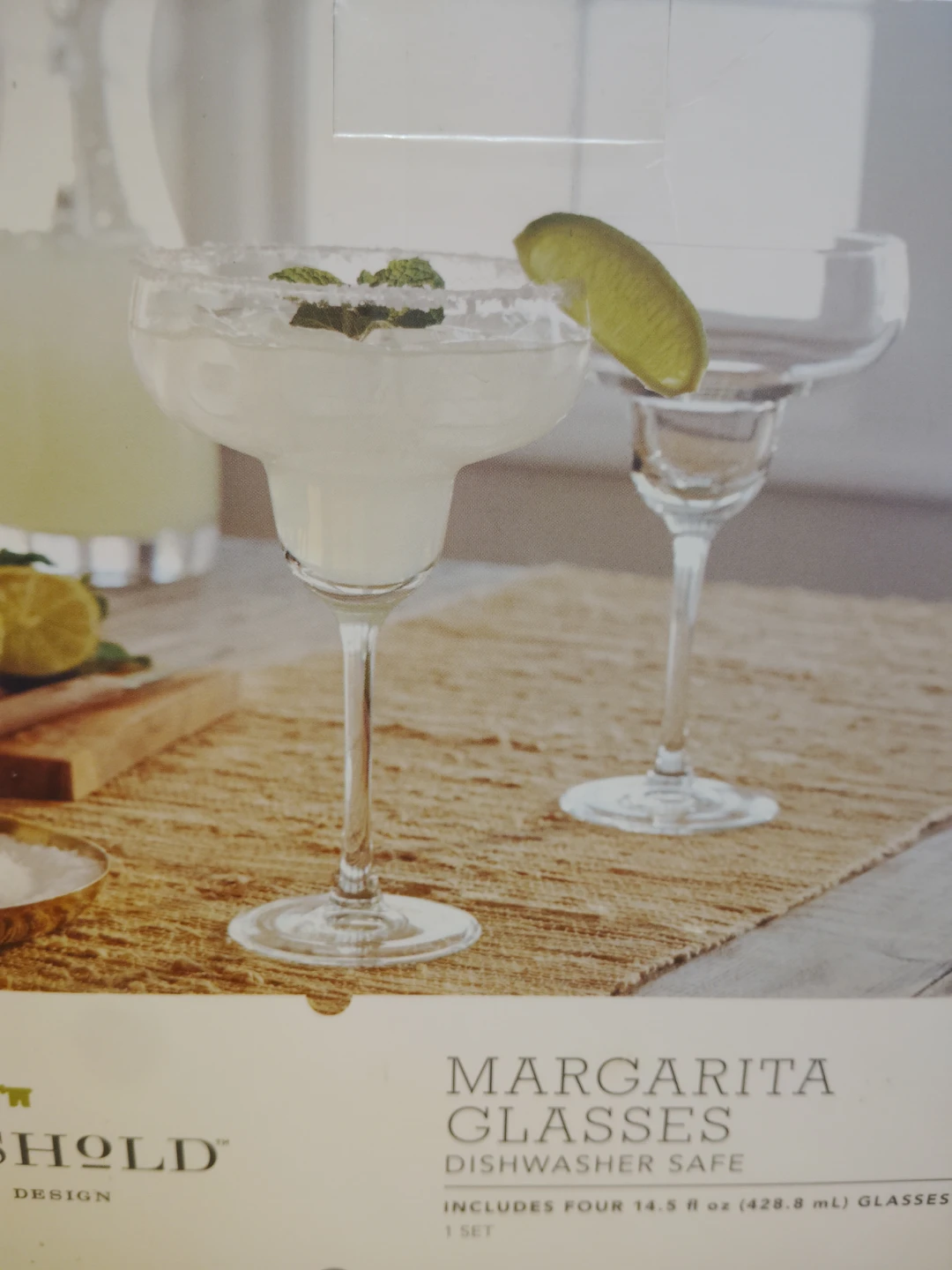 Threshold Margarita Glasses, Set of 4