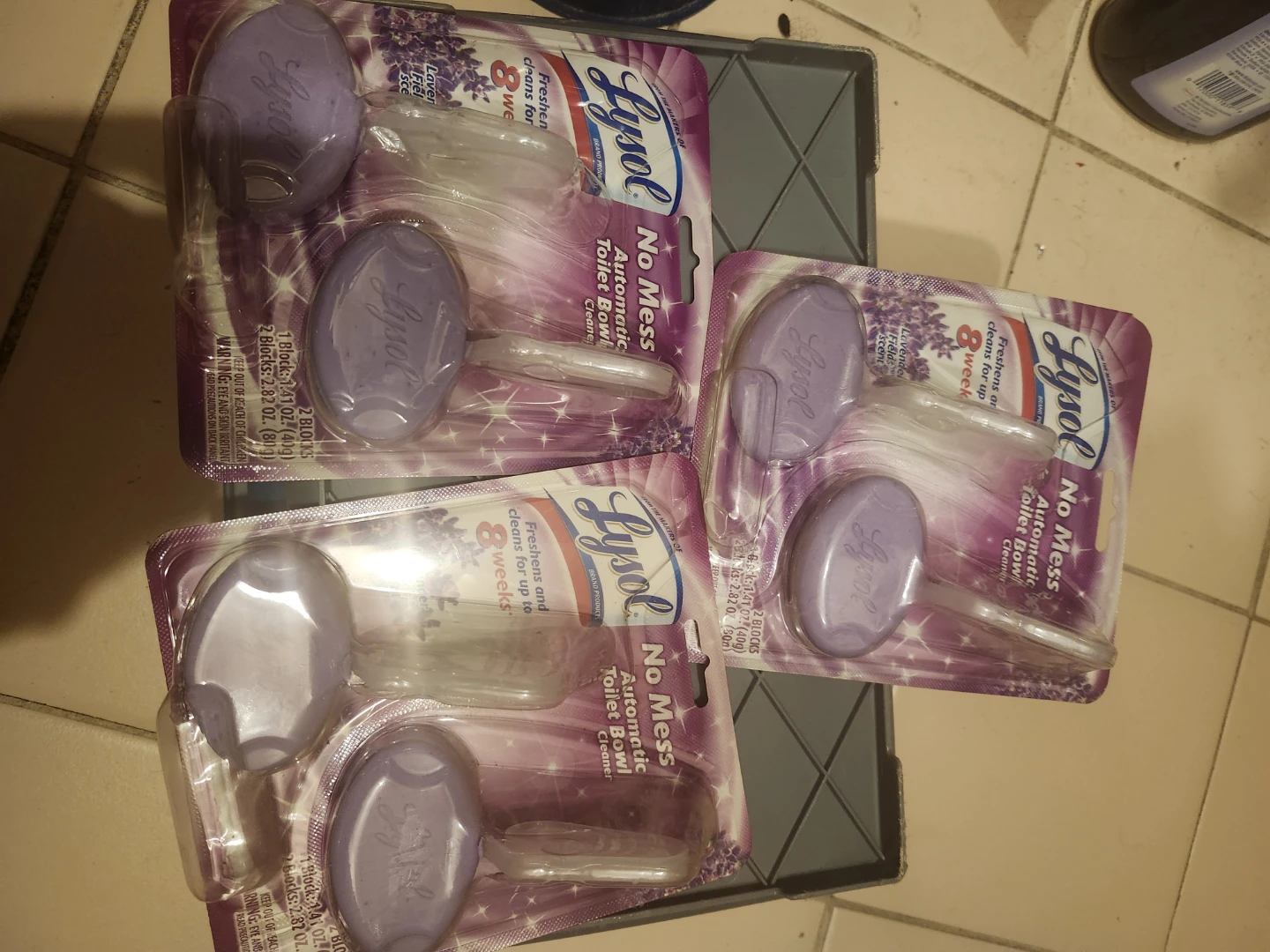 Lysol No Mess Automatic Toilet Bowl Cleaner - Lavender