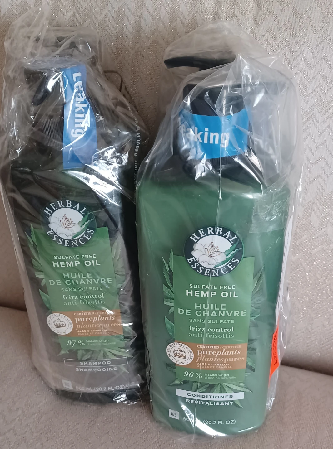 Herbal Essences Sulfate Free Hemp Oil Shampoo & Conditioner Set - photo 3