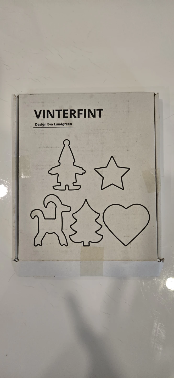 IKEA VINTERFINT Cookie Cutters Set - Christmas Shapes