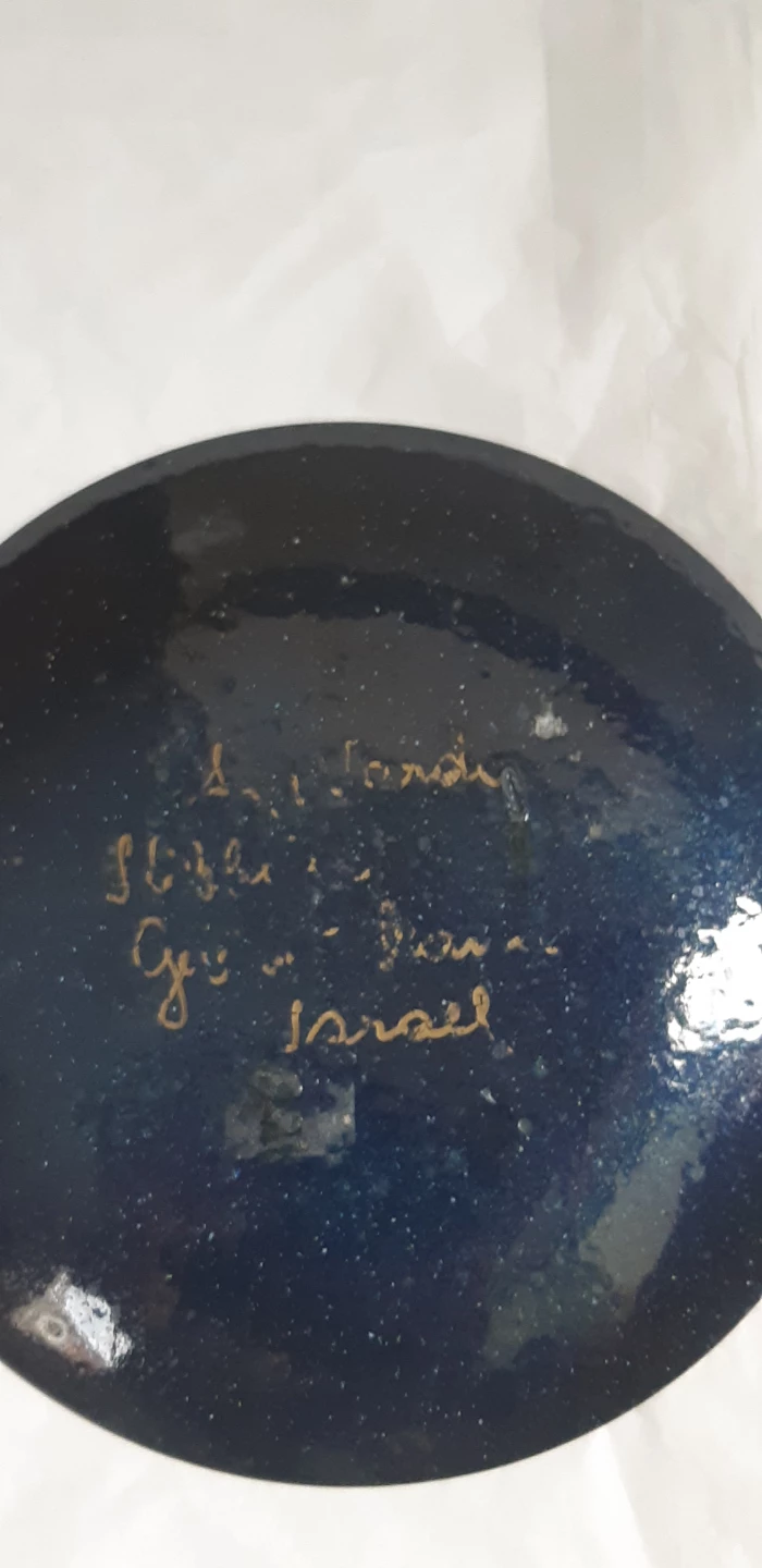 Handmade Copper Enamel Plate - photo 2