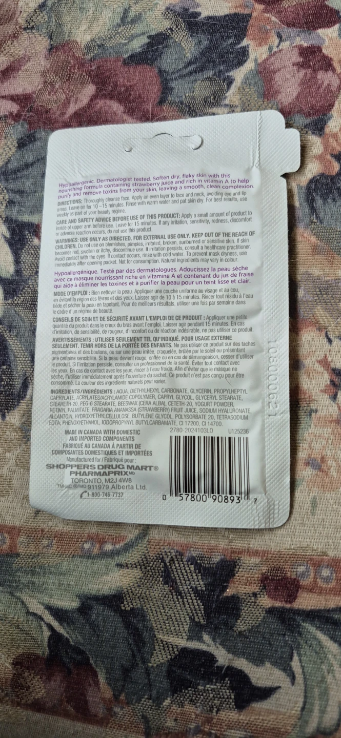 Life Brand Nourishing Strawberry & Yogurt Face Mask - photo 3