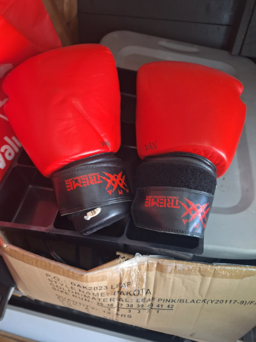 Treme Dakota Red Mixed Martial Arts Gloves