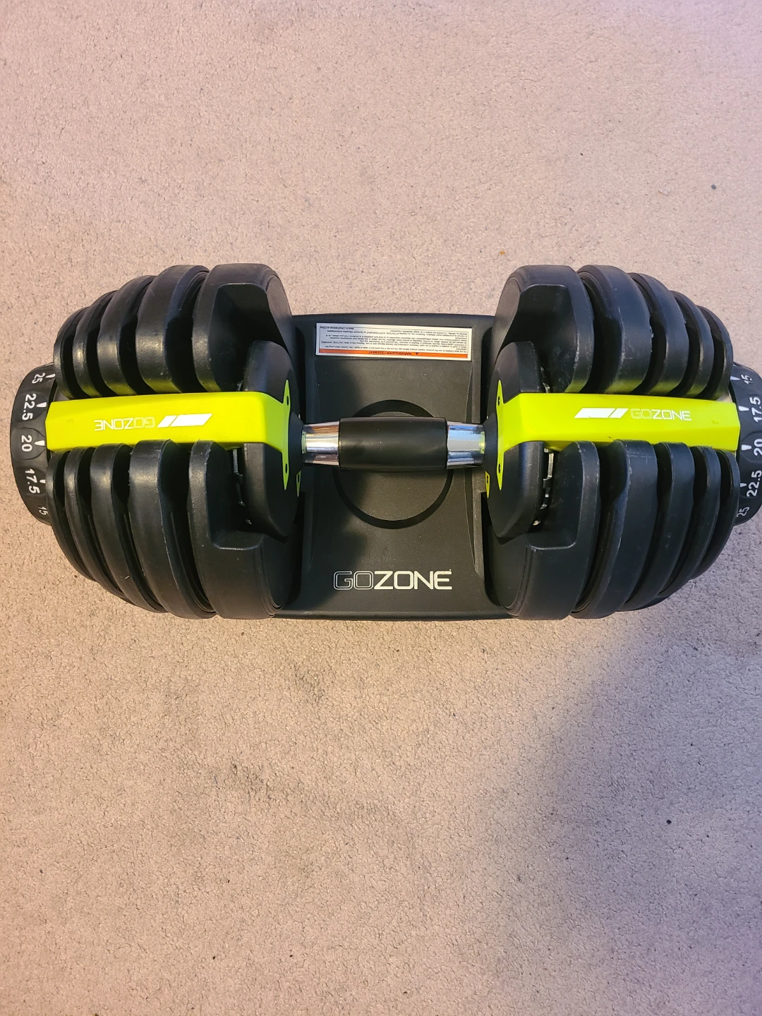 GOZONE Adjustable Dumbbell Set