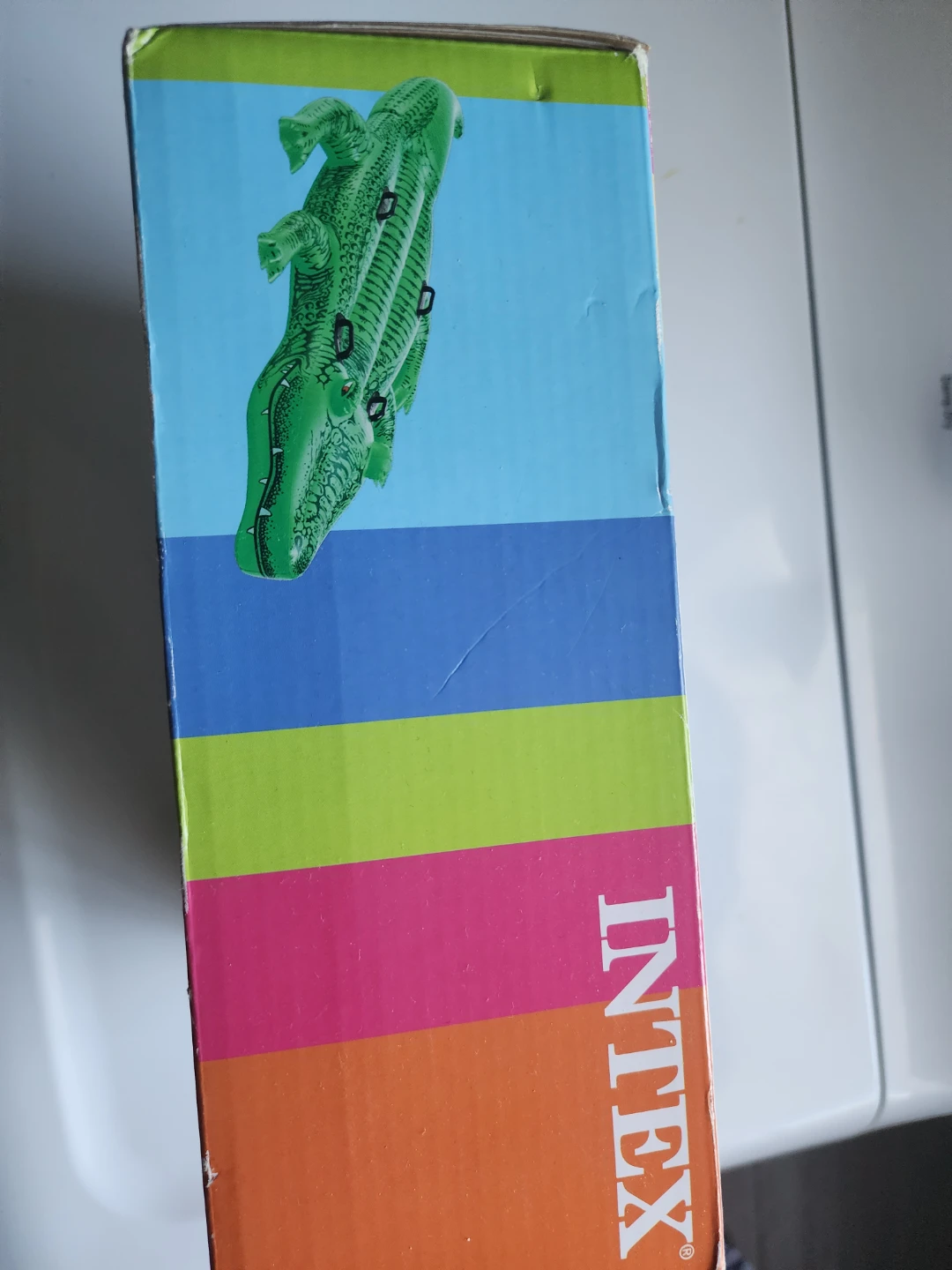 Intex Alligator Ride-On Pool Float 2.03m x 1.14m - photo 3