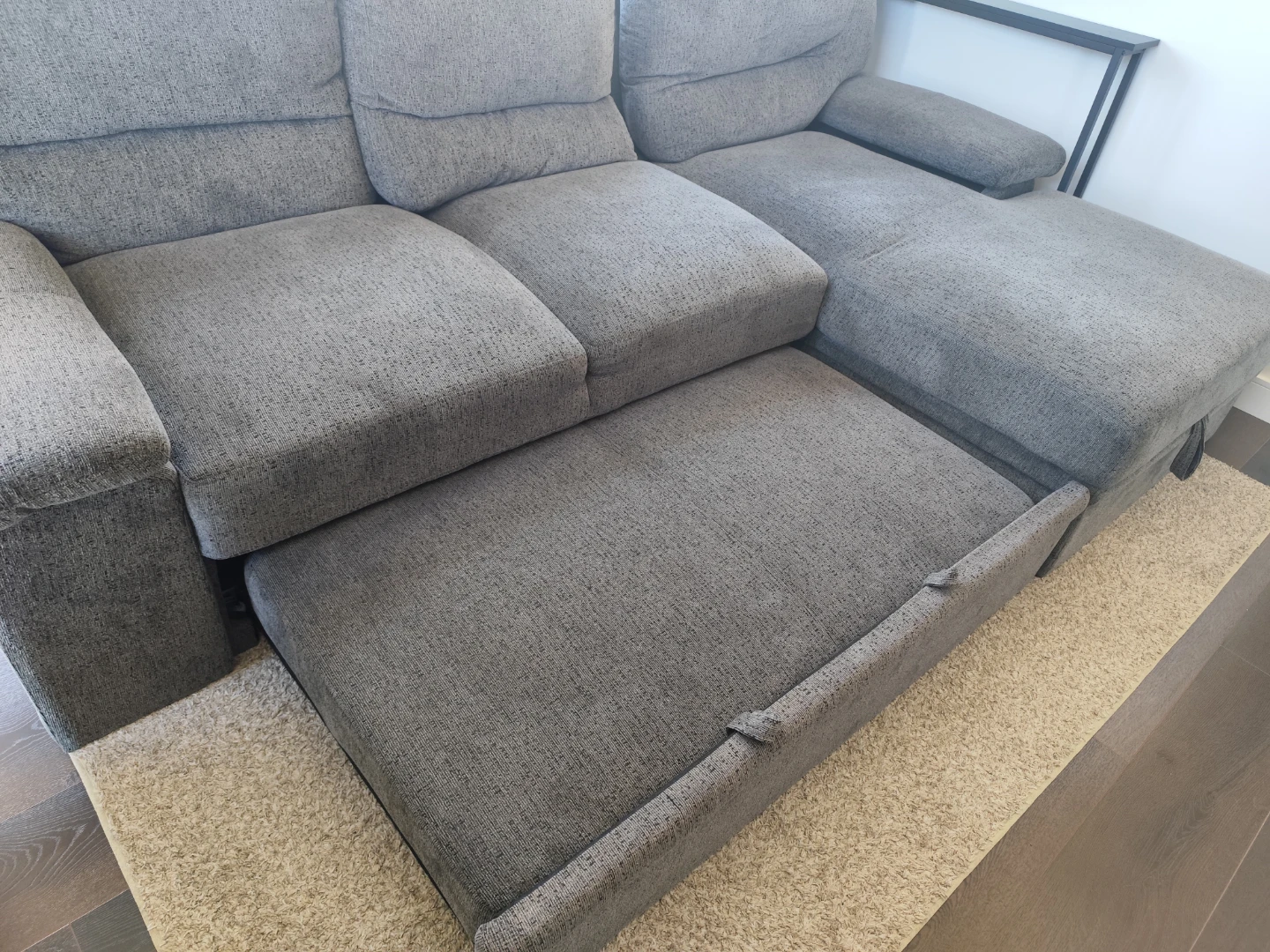 Grey Sectional Sofa with Storage - photo 4