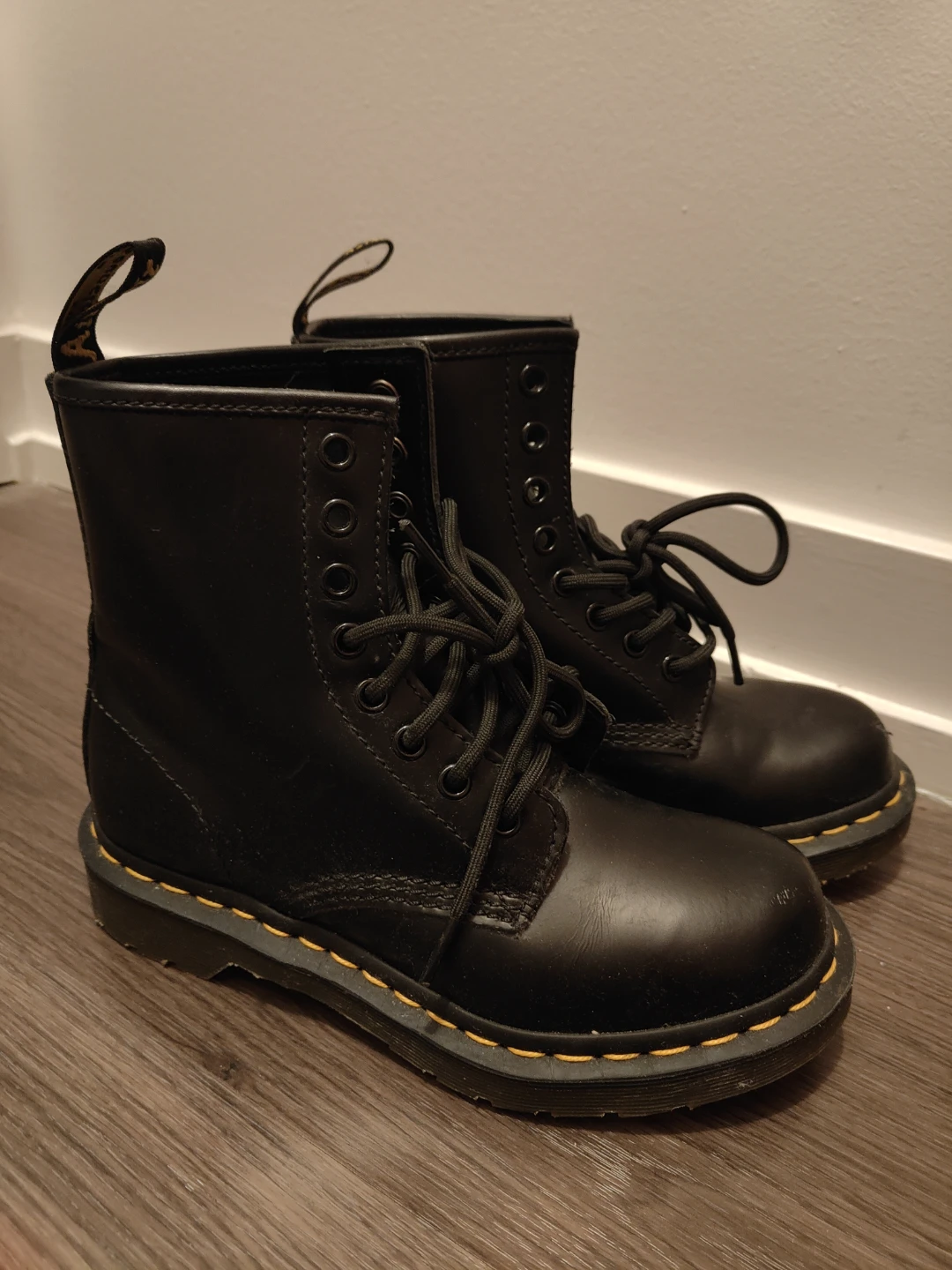 Dr. Martens Black Leather Boots