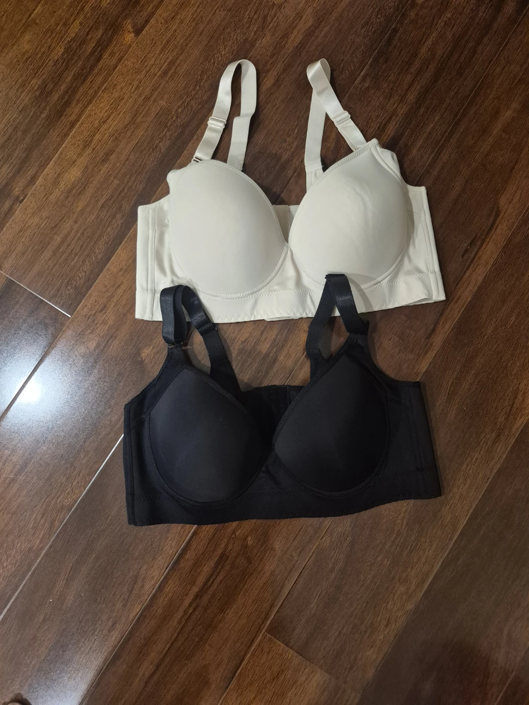 Two Bras - Black & Nude - Size 42/95D