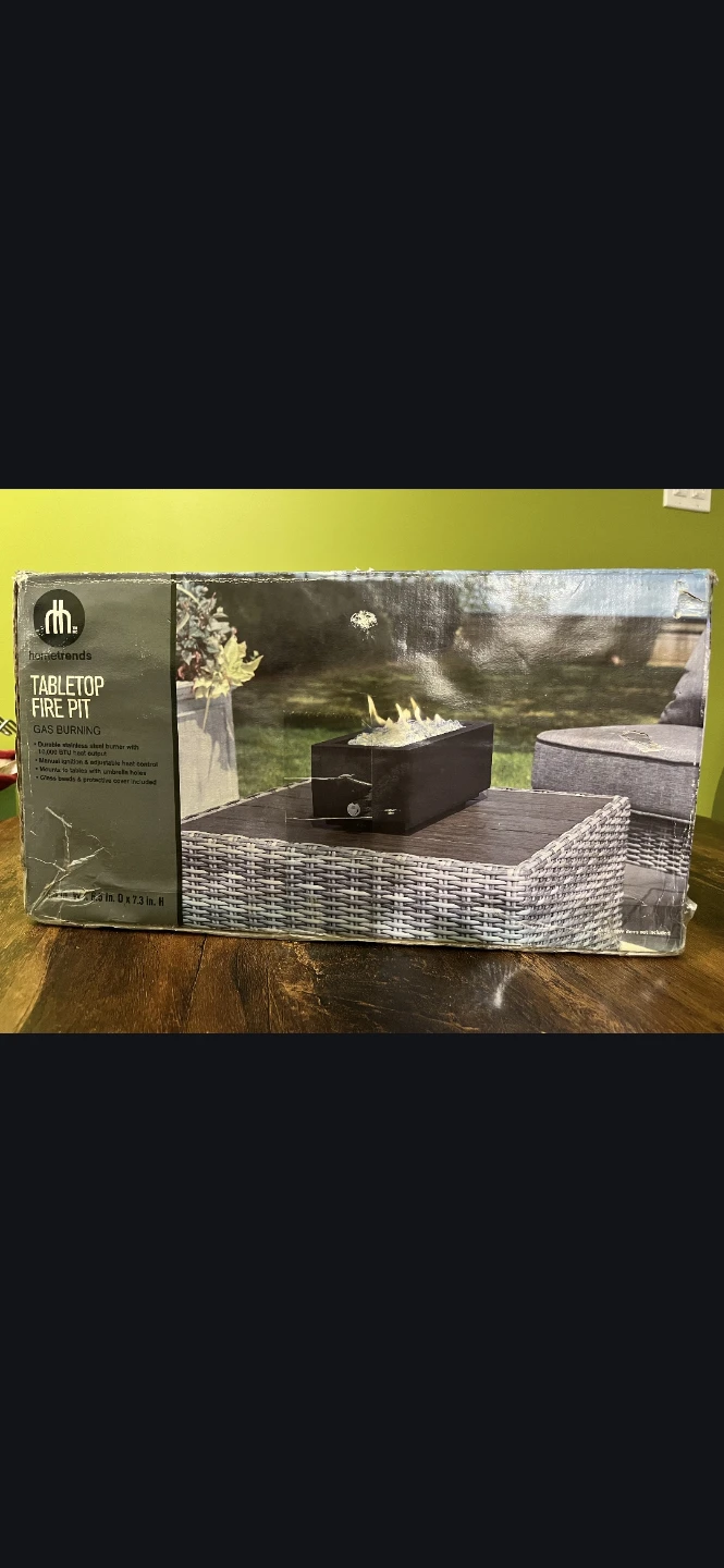 hometrends Tabletop Gas Fire Pit