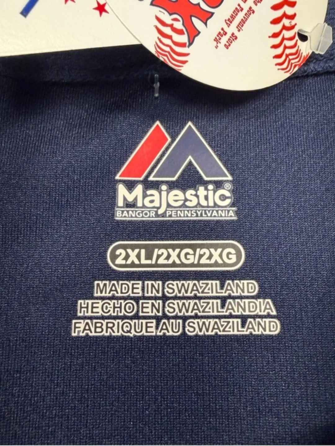 Men's Boston Red Sox 1/4 Zip Mock Pullover. BNWT 2XL - photo 4