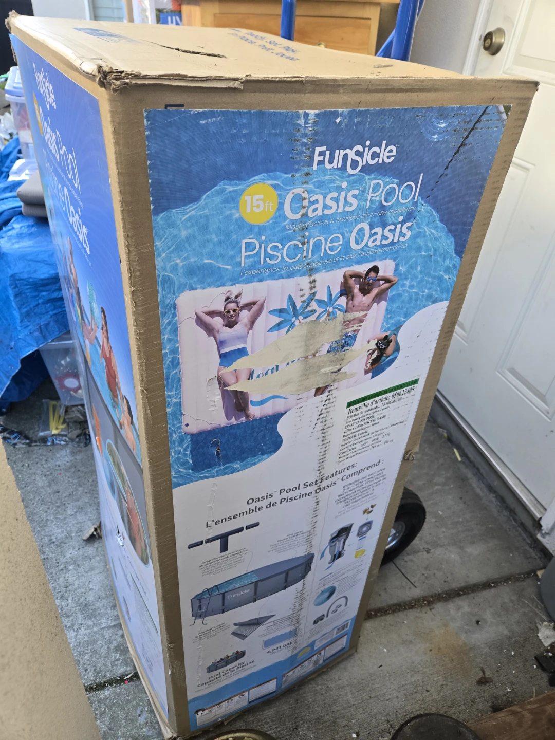 Brand new 15 foot Oasis pool - photo 5