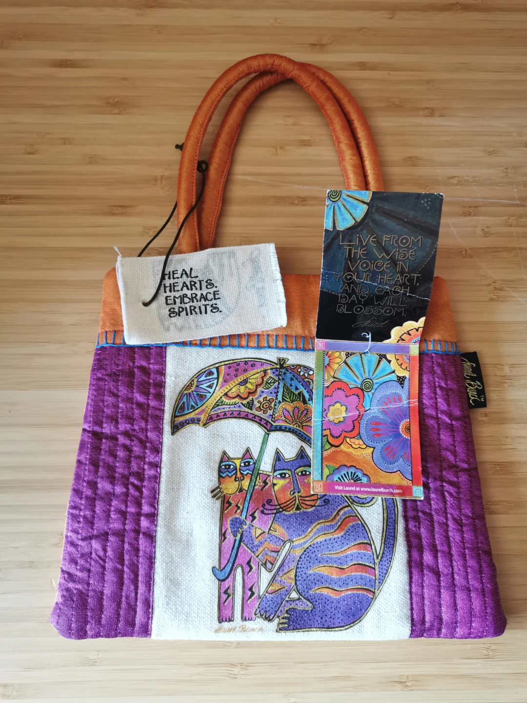 Laurel Burch Cat Purse Small Handbag - photo 4