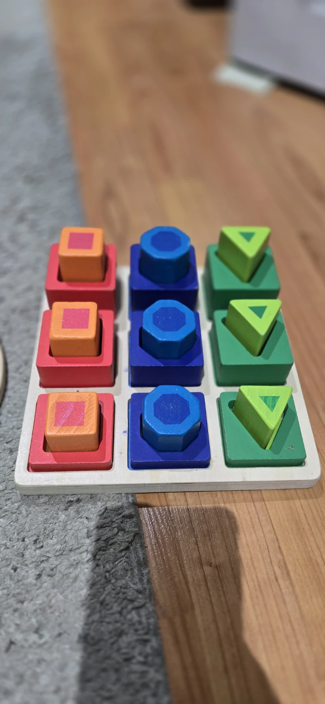 Wooden Stacking Rings & Shape Sorter Toys - photo 4