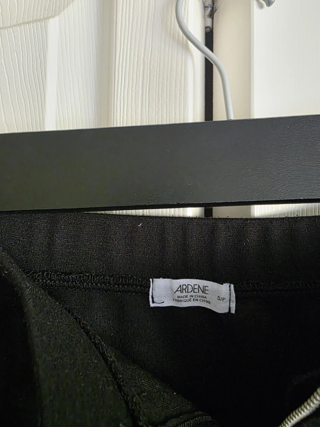 Ardene Black Mini Skirt with Zipper - Size S/P - photo 2