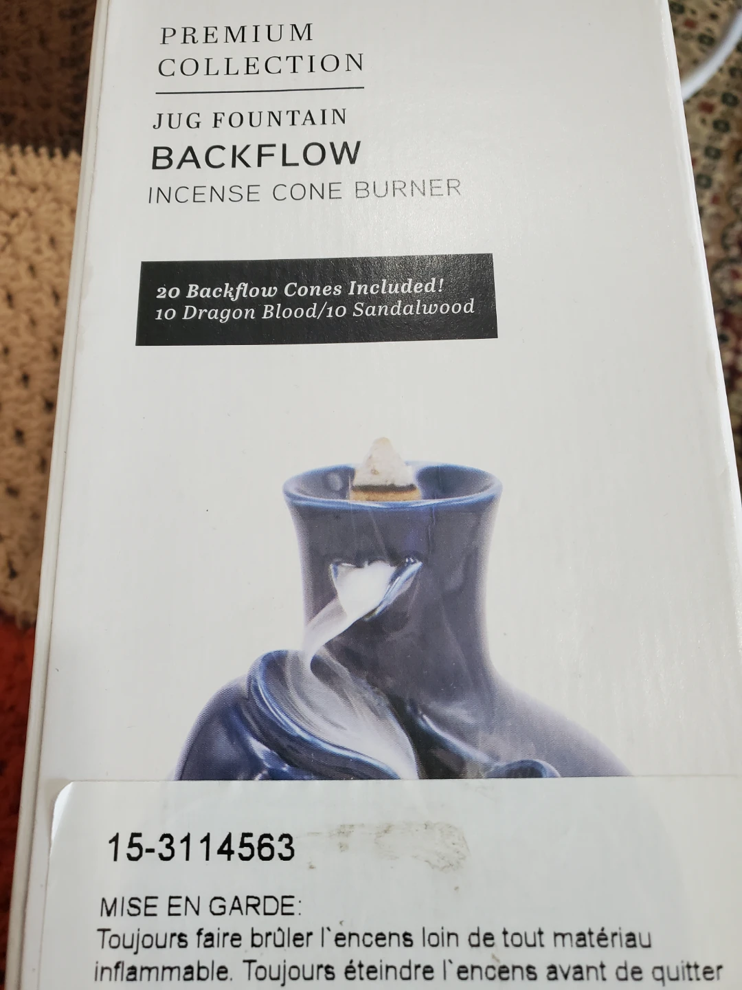 Premium Collection Jug Fountain Backflow Incense Burner - photo 3