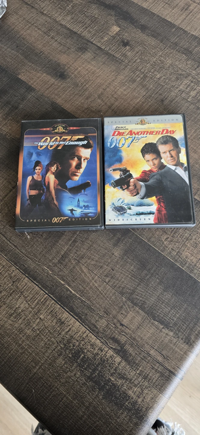 James Bond 007: The World Is Not Enough & Die Another Day DVDs