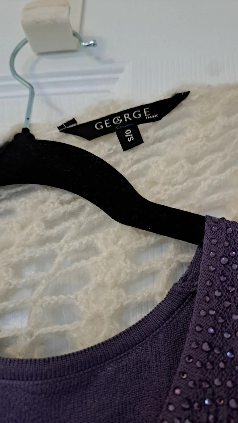 Cream Crochet Shawl with Fringe - photo 3