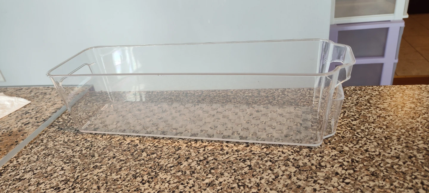 Clear Plastic Storage Bin with Handles