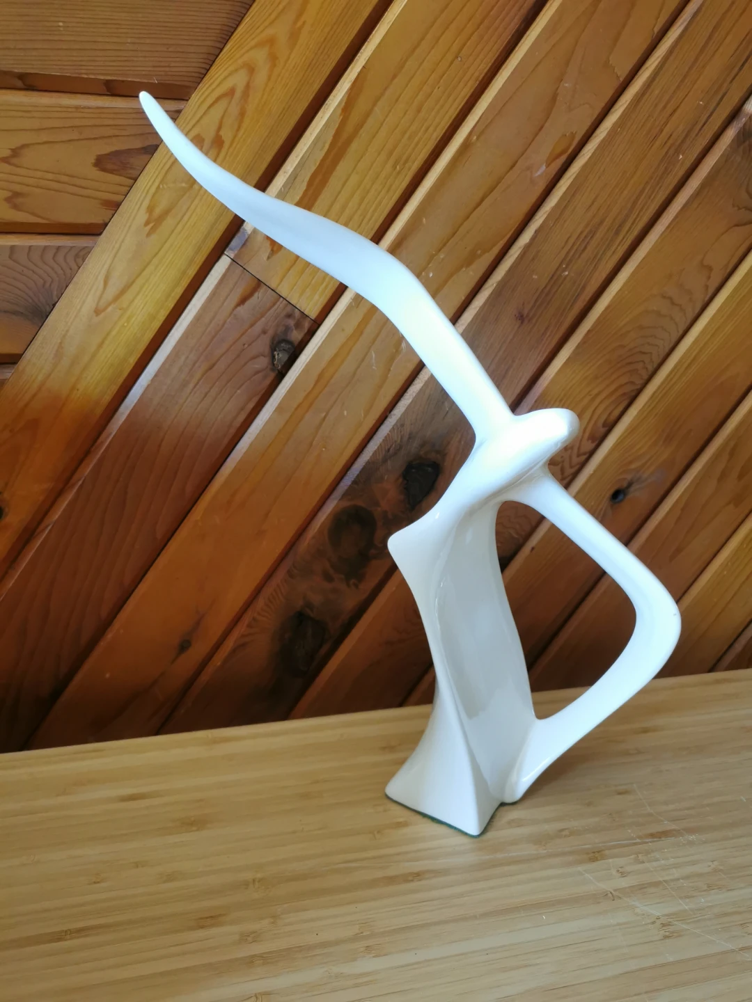 Vintage Mid Century Abstract Seagull Sculpture – Bird in Flight
