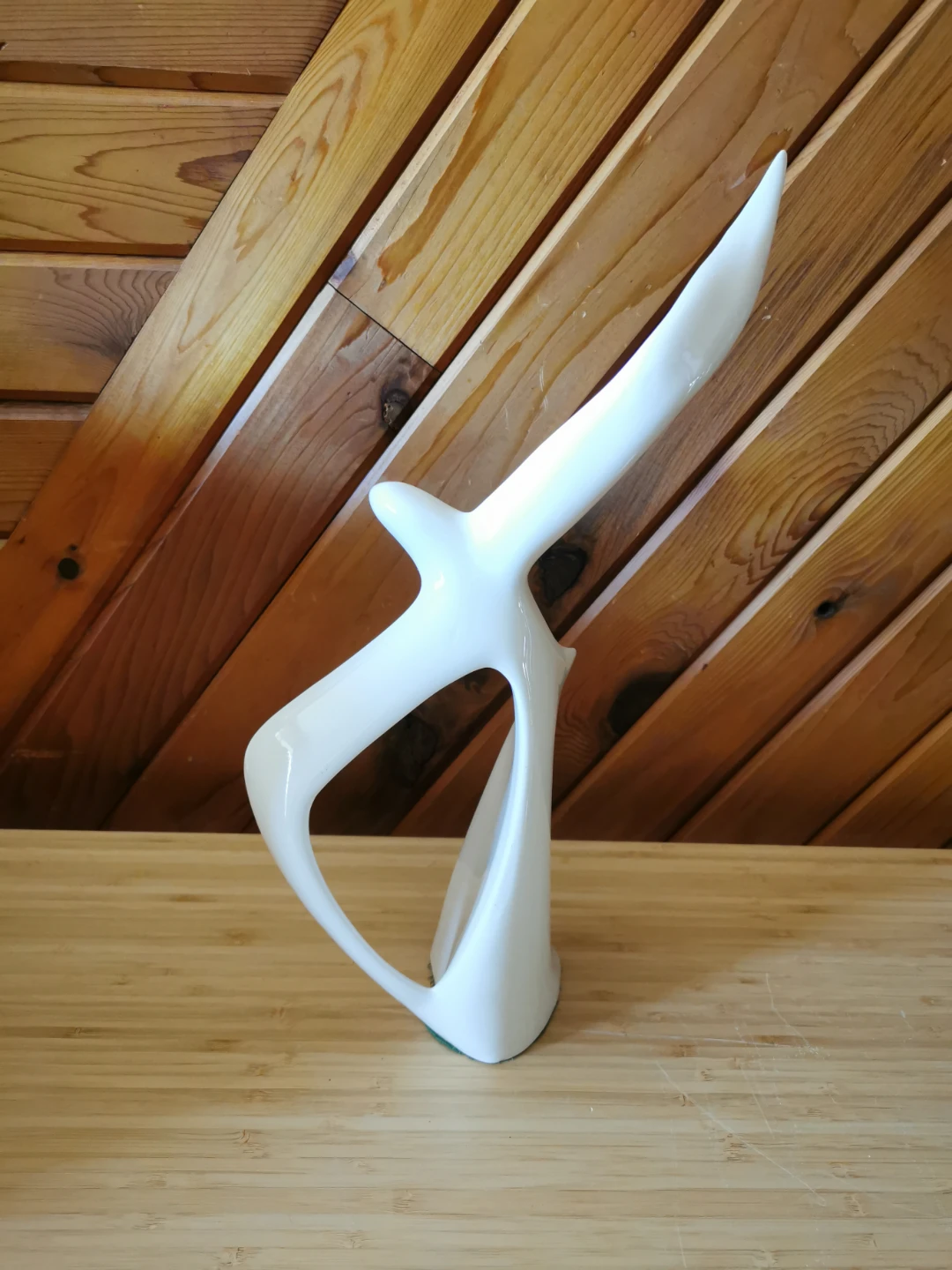 Vintage Mid Century Abstract Seagull Sculpture – Bird in Flight - photo 5