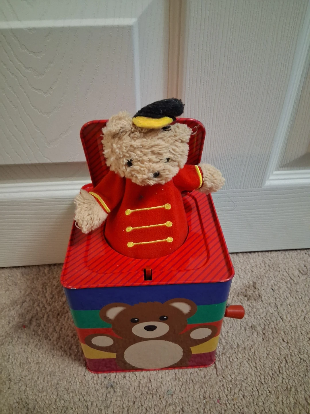 FAO Schwarz Jack-in-the-Box Teddy Bear Toy - photo 2