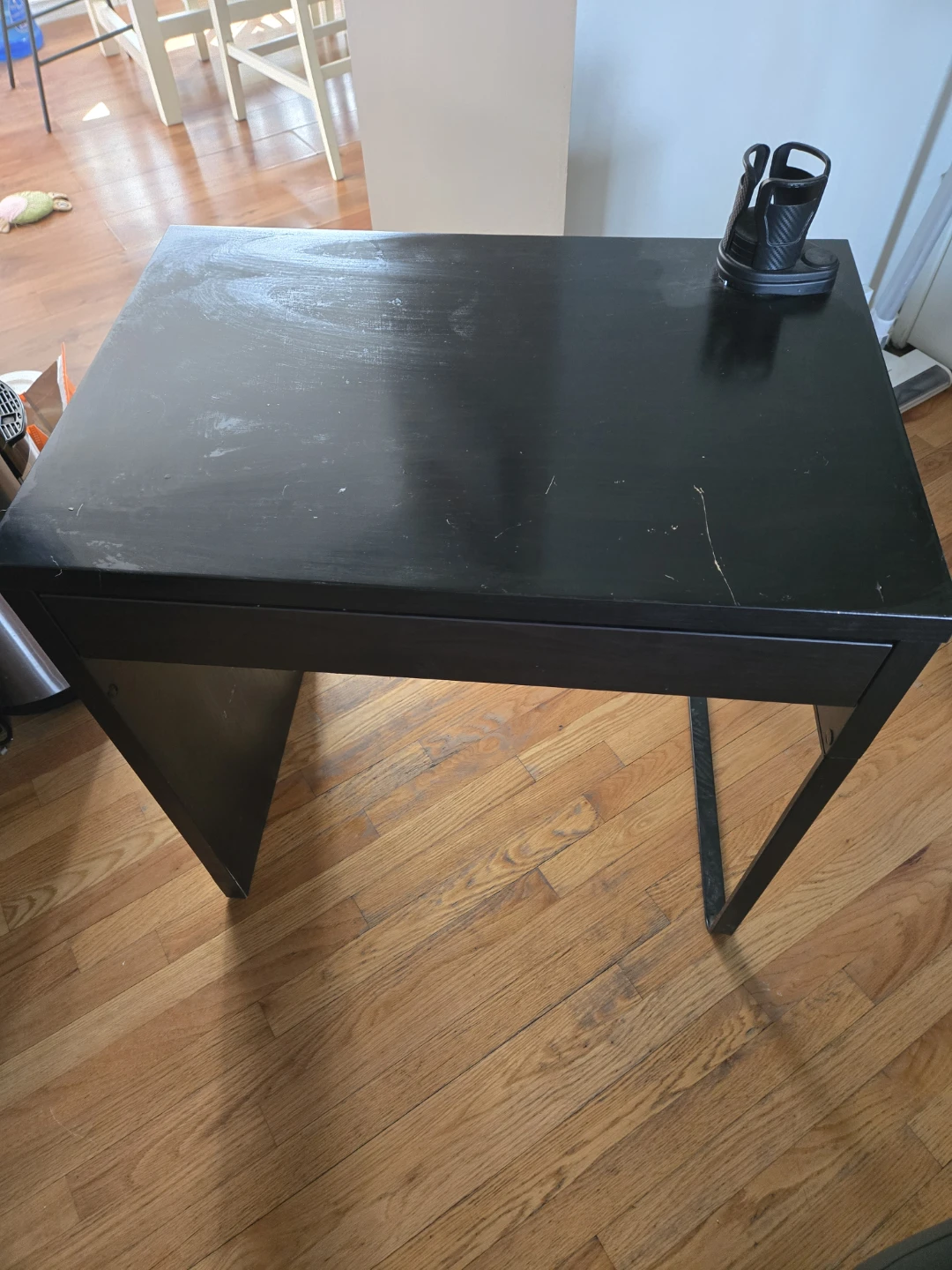 Black Desk with Drawer