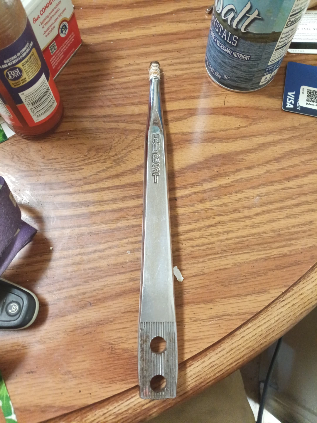 Hurst Chrome Shift Lever Rod - photo 3