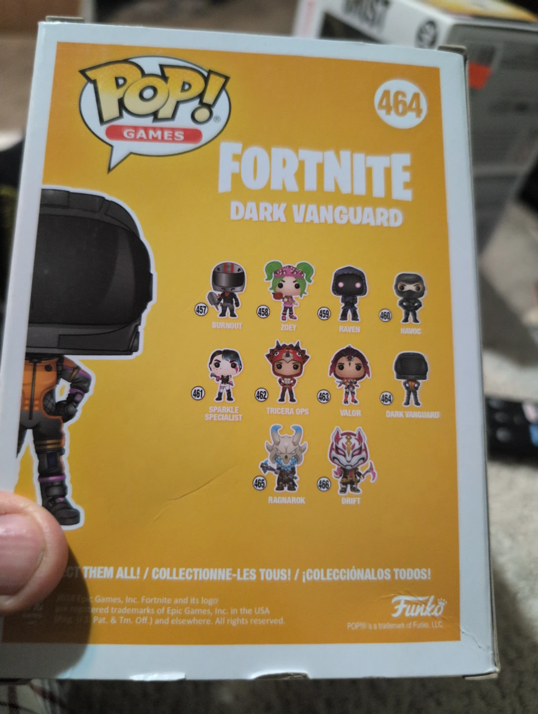 Funko Pop! Games Fortnite Dark Vanguard Vinyl Figure #464 - photo 2