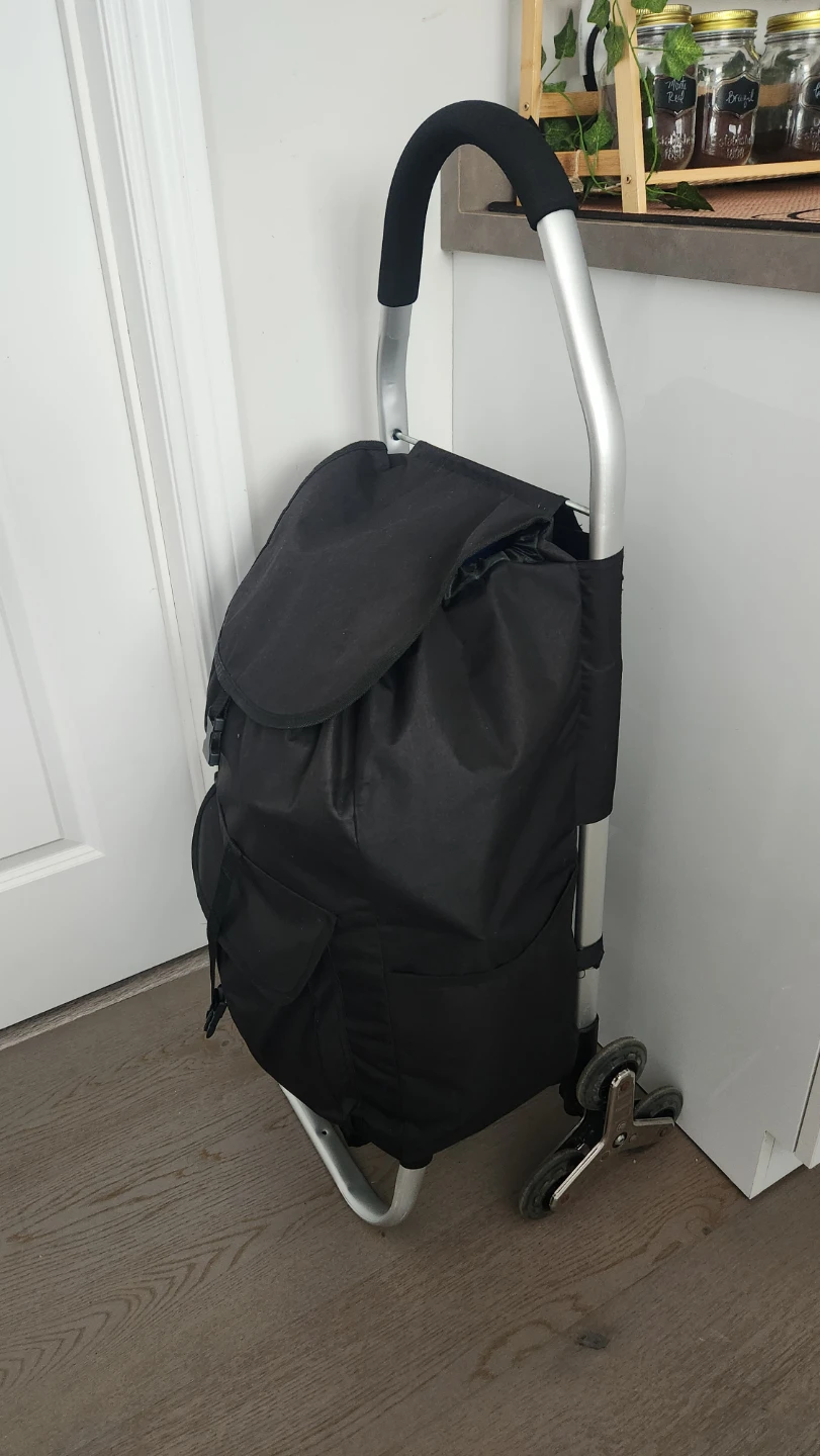 Black Shopping Trolley