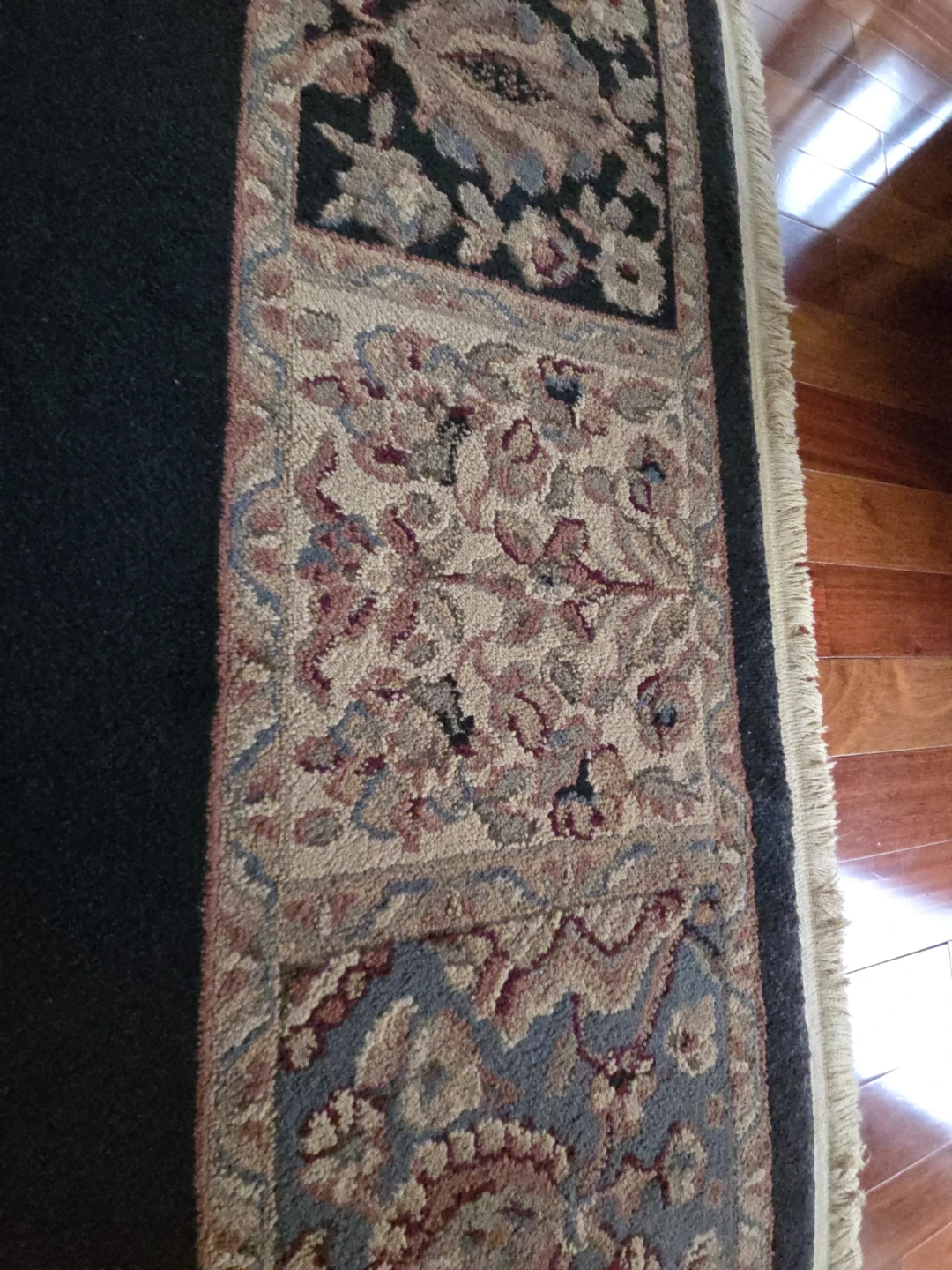 Area Rug with Decorative Border