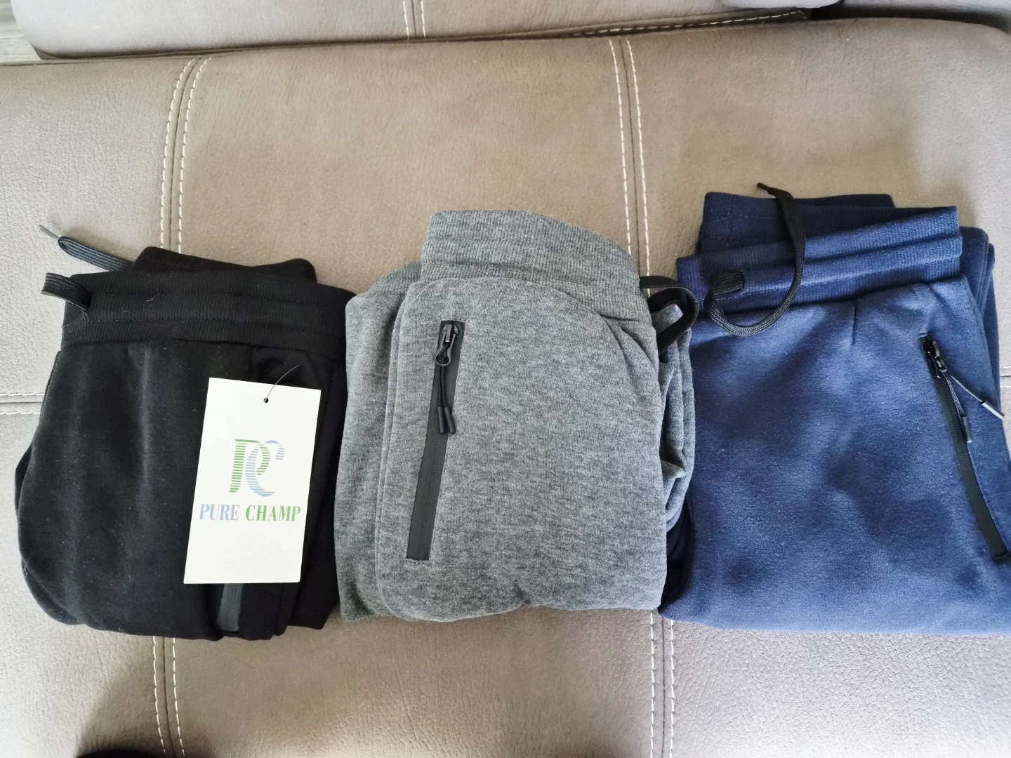 Pure Champ Joggers (Black, Grey, Navy)