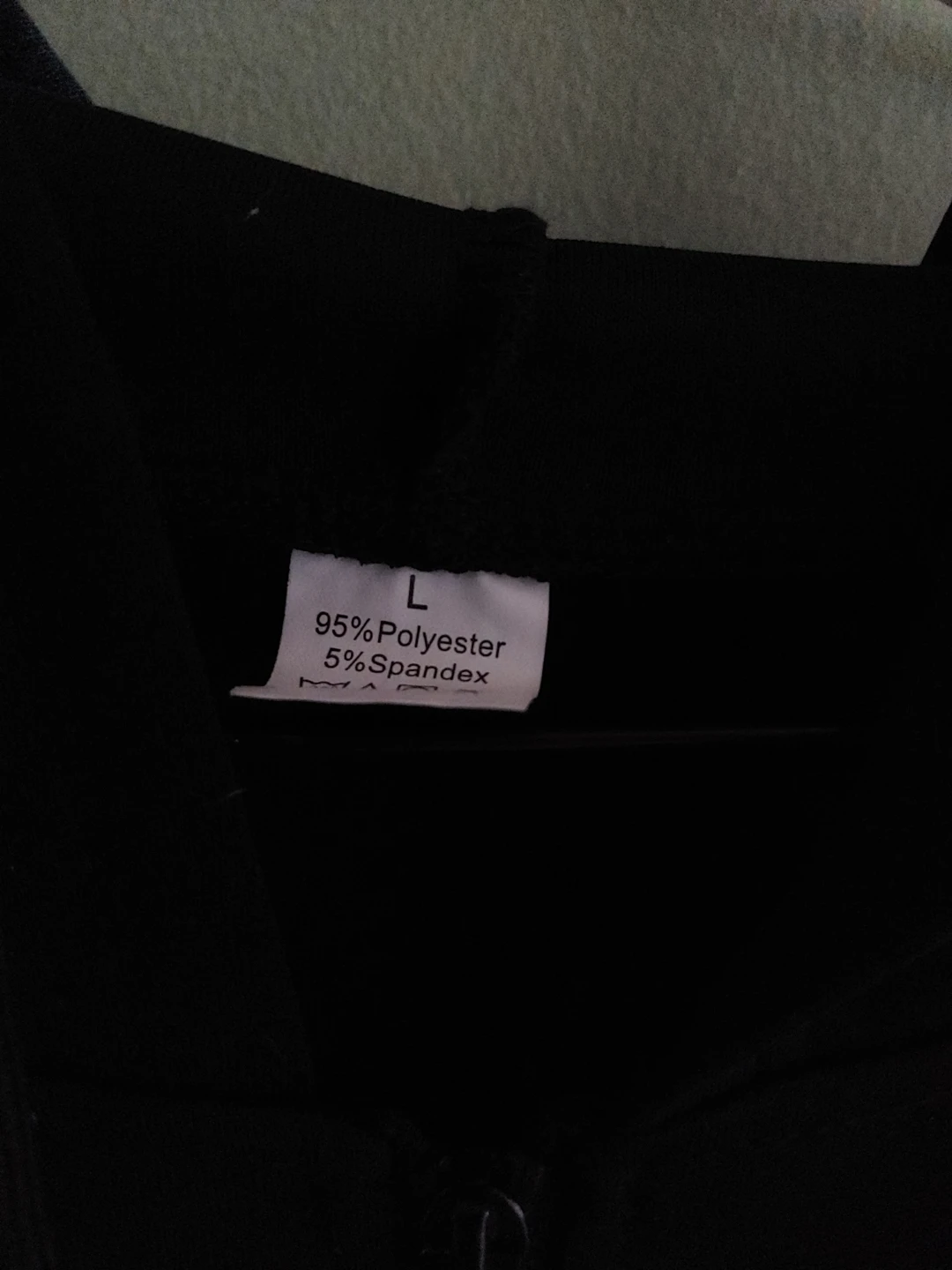 Black Graphic Hoodie - Size L - photo 2