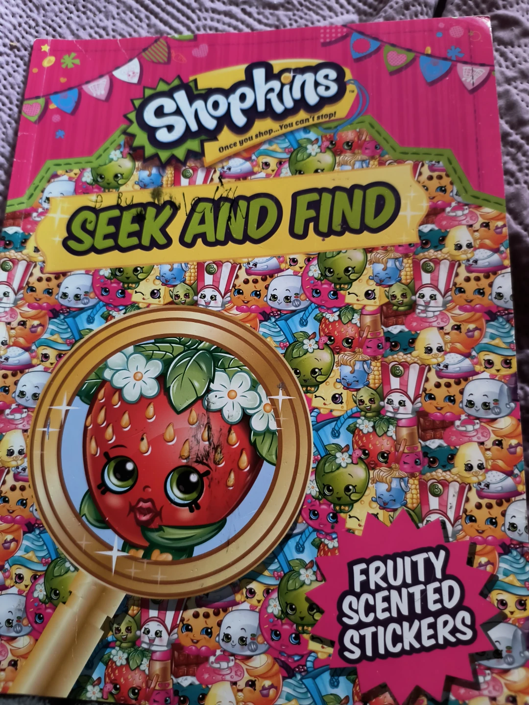 Shopkins Seek and Find book, care bears sticker book