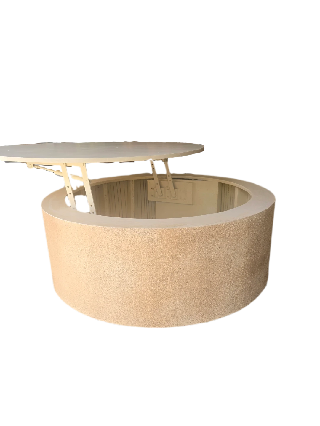 Handmade Round Lift-Top Coffee Table - photo 5