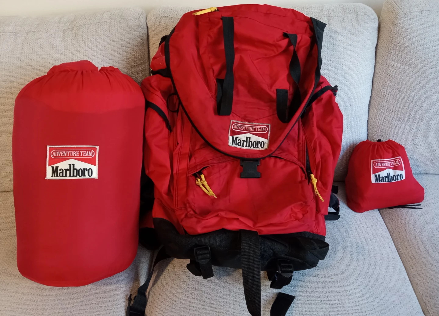 Marlboro Adventure Team Red Backpack