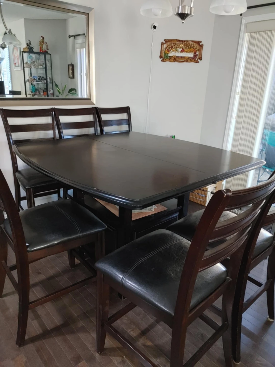 Dining table with chairs