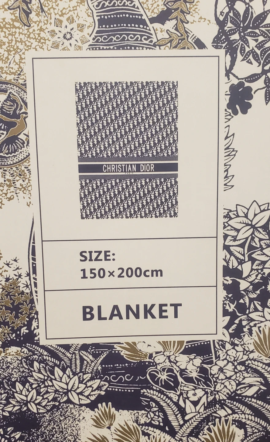 Brand new Dior Blanket Size 150x200cm