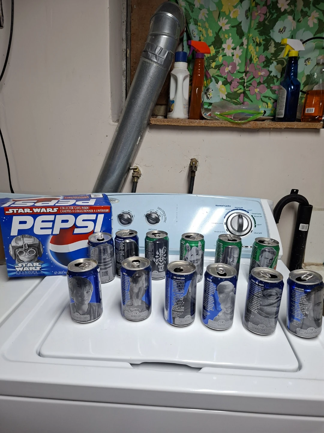 Pepsi Star Wars Episode 1 Collector Cans